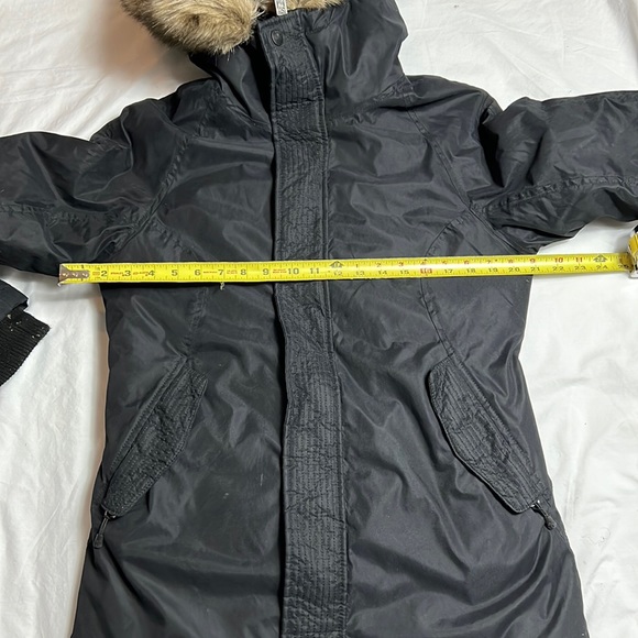 TNA Black Parka with Fur Trim - Picture 15 of 16